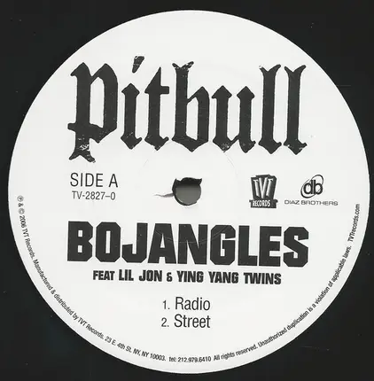 Pitbull feat. Lil' Jon , Ying Yang Twins - Bojangles (Remix)