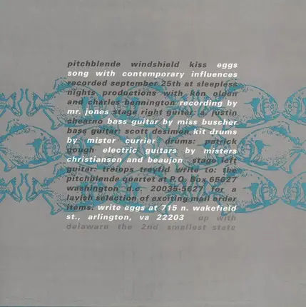 Pitchblende / Eggs - Split