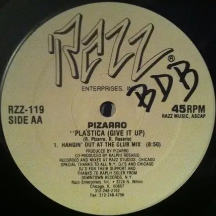 Pizarro - Pla'stica (Give It Up)