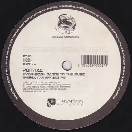 Pontiac - Everybody Dance To The Music Remix