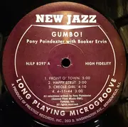 LP - Pony Poindexter With Booker Ervin - Gumbo!