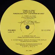 LP - Poncho Galván - 'Toda La Vida' Super Hits '86