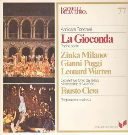Ponchielli - La Gioconda,, Teatro Metropolitan NY, Cleva, Milanov, Poggi, Warren