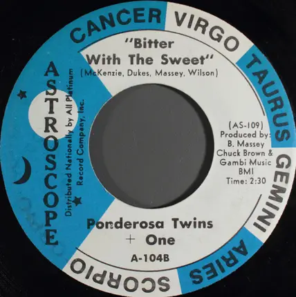 Ponderosa Twins + One - Why Do Fools Fall In Love / Bitter With The Sweet