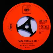 7inch Vinyl Single - Pooh - Tanta Voglia Di Lei / Tutto Alle Tre