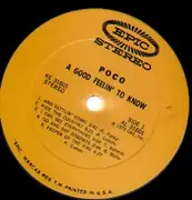 LP - Poco - A Good Feelin' To Know