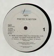 poetry n motion - What You Want