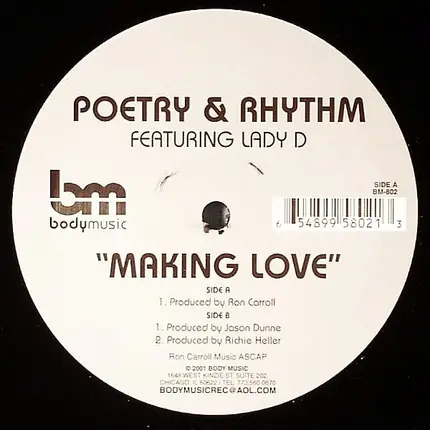 Poetry & Rhythm Featuring Lady D - Making Love