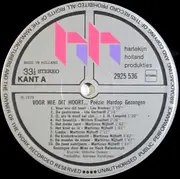 LP - Poëzie Hardop Gezongen - Voor Wie Dit Hoort...