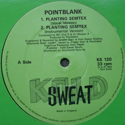 Pointblank - Planting Semtex / Revenge Of The Ghetto Child