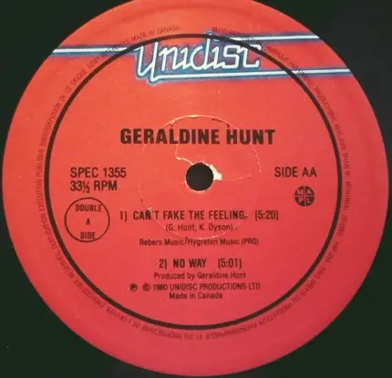 Pointer Sisters / Geraldine Hunt - I'm So Excited / Can't Fake The Feeling