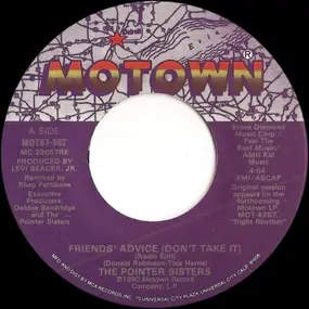The Pointer Sisters - Friends' Advice (Don't Take It)