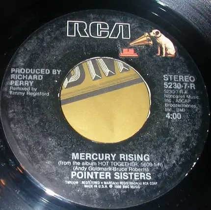 Pointer Sisters - Mercury Rising