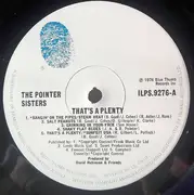 LP - Pointer Sisters - That's A Plenty