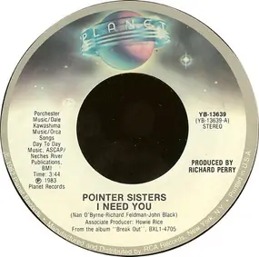 The Pointer Sisters - I Need You