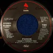 7'' - Poison - I Won't Forget You