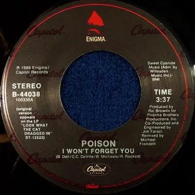 Poison - I Won't Forget You