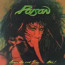 LP - Poison - Open Up And Say ...Ahh! - Uncensored sleeve/ 1st EU press on Enigma