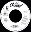 7inch Vinyl Single - Poison - Talk Dirty To Me