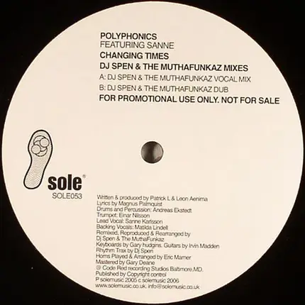 Polyphonics - Changing Times (DJ Spen & The MuthaFunkaz Mixes)
