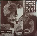 7inch Vinyl Single - Police & Thieves / Remission - North Meets South U.S.A Tour 2011 - Limited Edition, brown & white sleeve prinz
