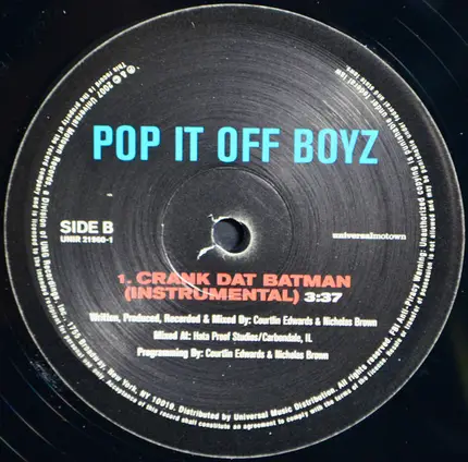 Pop It Off Boyz - Crank Dat Batman