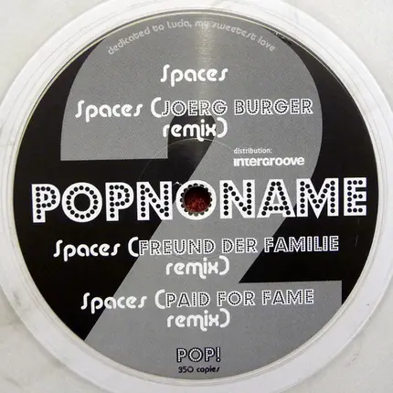 Popnoname - Spaces