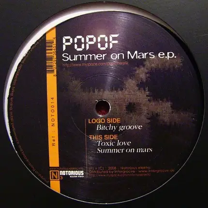 POPOF - Summer on mars E.P.