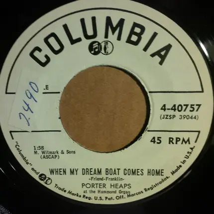 Porter Heaps - My Prayer / When My Dream Boat Comes Home