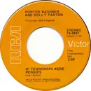 7inch Vinyl Single - Porter Wagoner And Dolly Parton - If Teardrops Were Pennies - Promo