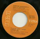 7inch Vinyl Single - Porter Wagoner And Dolly Parton - Please Don't Stop Loving Me - Orange Label
