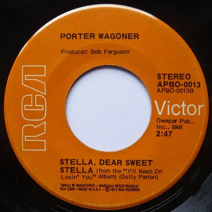 Porter Wagoner - Wake Up, Jacob / Stella, Dear Sweet Stella