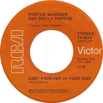 Porter Wagoner And Dolly Parton - Lost Forever In Your Kiss
