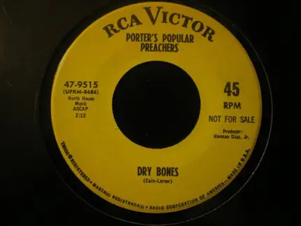 Porter's Popular Preachers - Keep The Faith, Children / Dry Bones