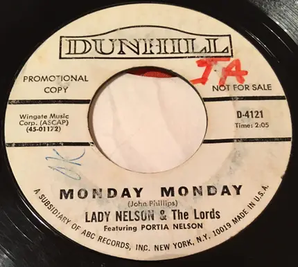 Portia Nelson & The Lords - Picadilly Pickle