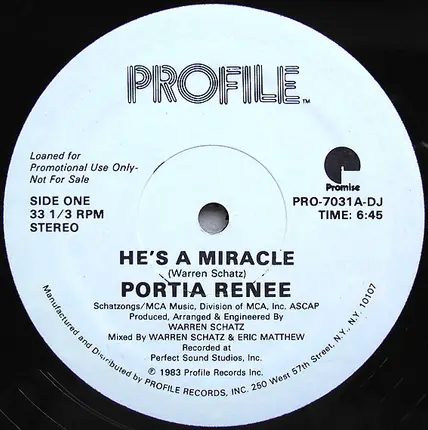 Portia Renee - He's A Miracle