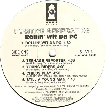Positive Generation - Rollin' Wit Da PG