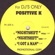 12inch Vinyl Single - Positive K - Night Shift / Car Hoppers