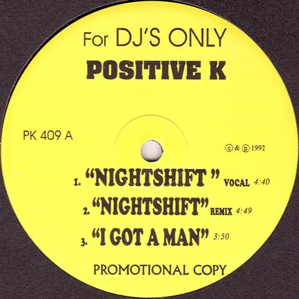 Positive K - Night Shift / Car Hoppers