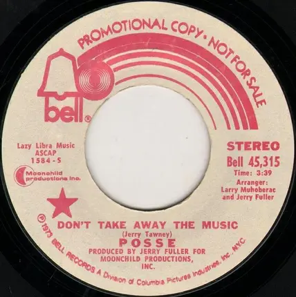 Posse - Don't Take Away The Music