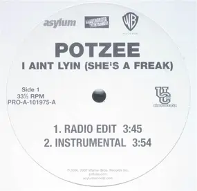 Potzee - I Aint Lyin (She's A Freak)