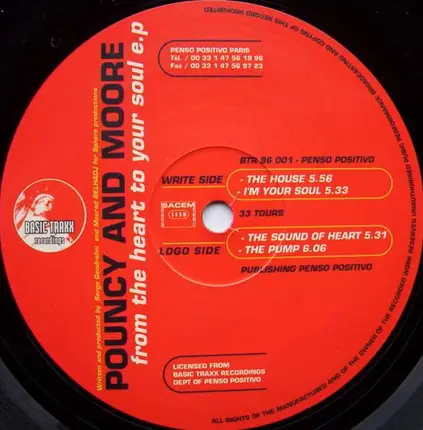 Pouncy And Moore - From The Heart To Your Soul E.P.