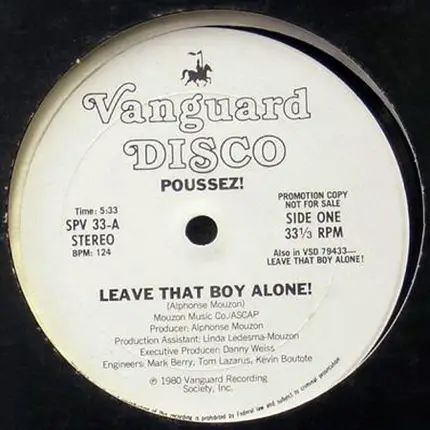 Poussez! - Leave That Boy Alone! / Don't Stop, Keep Movin'