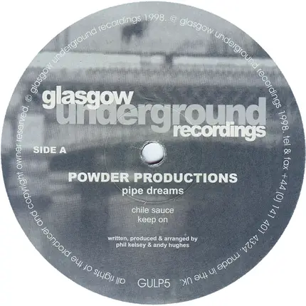Powder Productions - Pipe Dreams