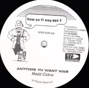 12inch Vinyl Single - Powerman / Mad Cobra - Wuk Dem Fi Hours / Anytime Yu Want War