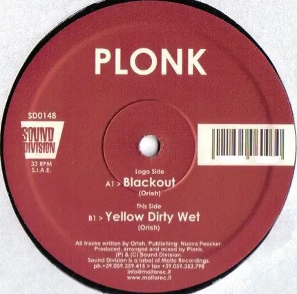 Plonk - Blackout / Yellow Dirty Wet
