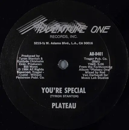 Plateau - You're Special / Hold You In My Arms Tonight