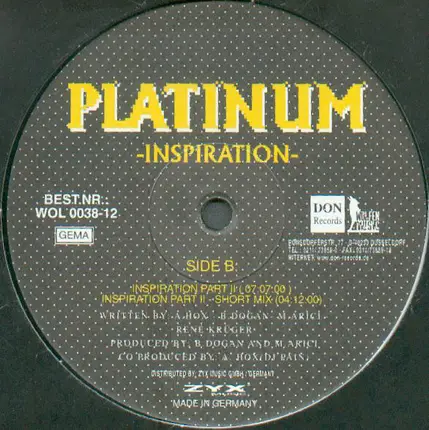 Platinum - Inspiration