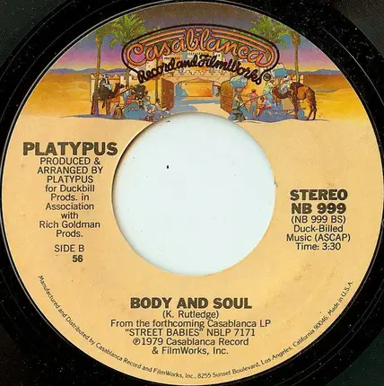 Platypus - Dancing In The Moonlight / Body And Soul