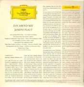 LP - Plaut / Andersen / Daudet / Reuter - Ein Abend mit Joseph Plaut - Tulip rim.